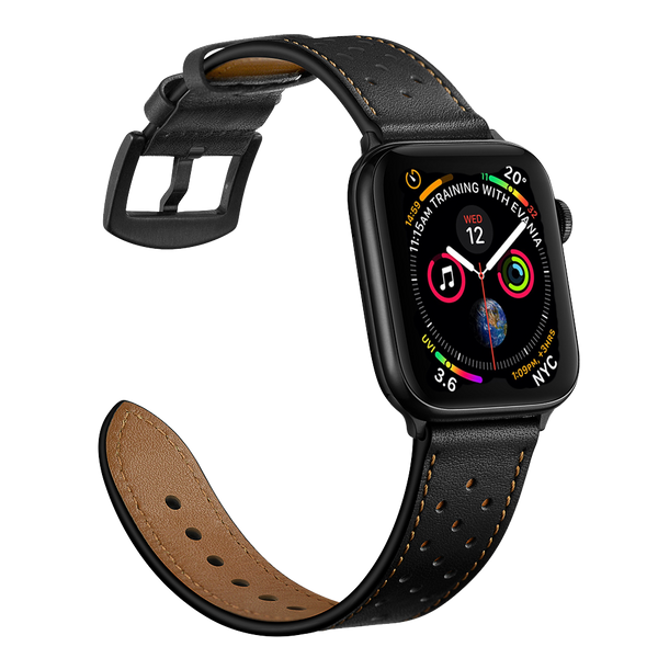 Leather strap apple watch series clearance 4